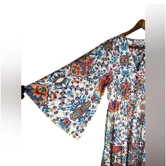 Anthropologie Boemo Bohemian V-neck Maxi Dress - Picture 6 of 10